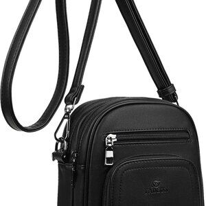 Small Purses for Women Crossbody Bags, Designer PU Leather Mini Cross Body Purse